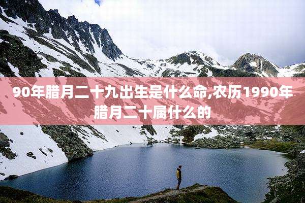 90年腊月二十九出生是什么命,农历1990年腊月二十属什么的
