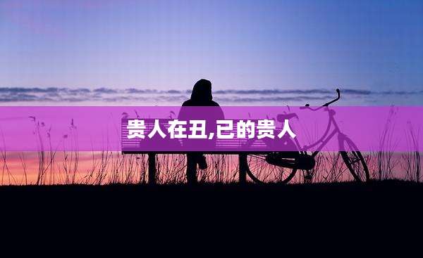 贵人在丑,已的贵人