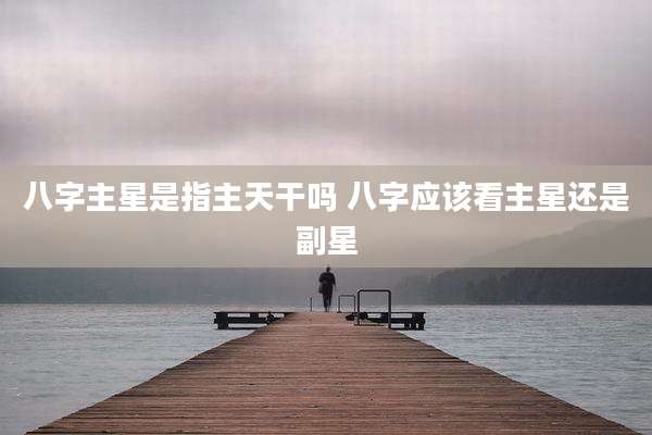 八字主星是指主天干吗 八字应该看主星还是副星