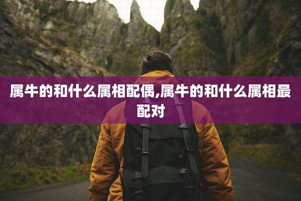 属牛的和什么属相配偶,属牛的和什么属相最配对