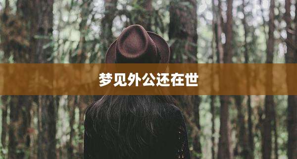梦见外公还在世