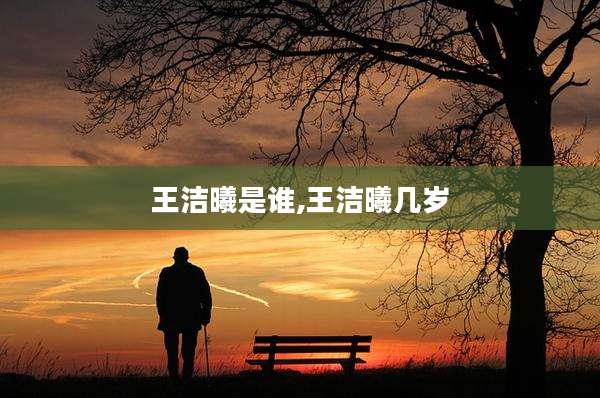王洁曦是谁,王洁曦几岁