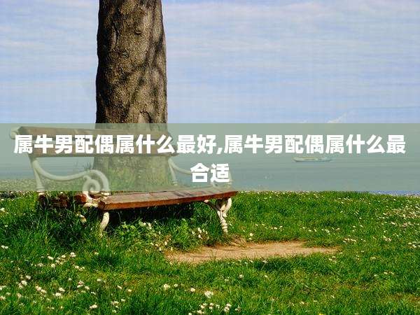 属牛男配偶属什么最好,属牛男配偶属什么最合适