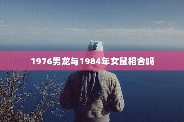 1976男龙与1984年女鼠相合吗