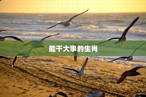能干大事的生肖