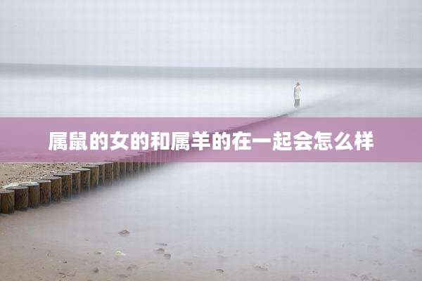 属鼠的女的和属羊的在一起会怎么样