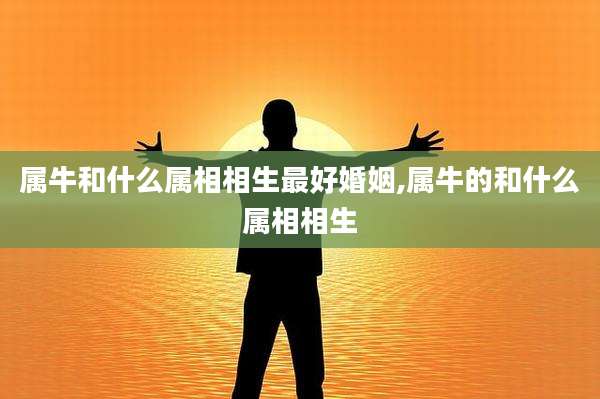 属牛和什么属相相生最好婚姻,属牛的和什么属相相生