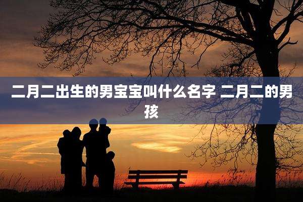 二月二出生的男宝宝叫什么名字 二月二的男孩