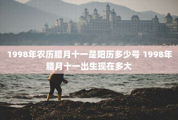 1998年农历腊月十一是阳历多少号 1998年腊月十一出生现在多大