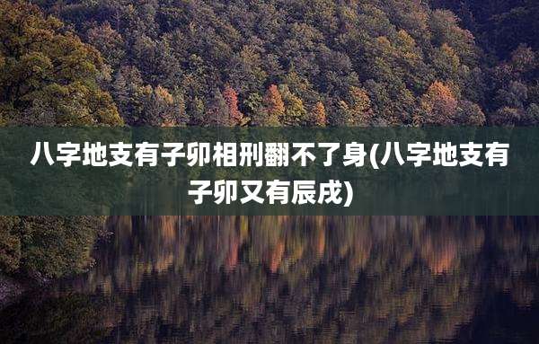 八字地支有子卯相刑翻不了身(八字地支有子卯又有辰戌)