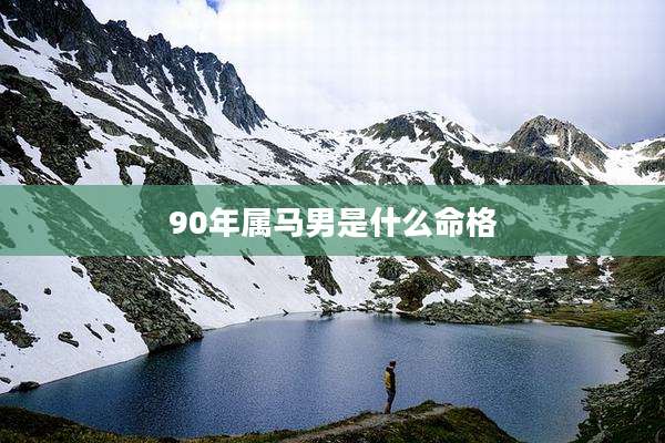 90年属马男是什么命格