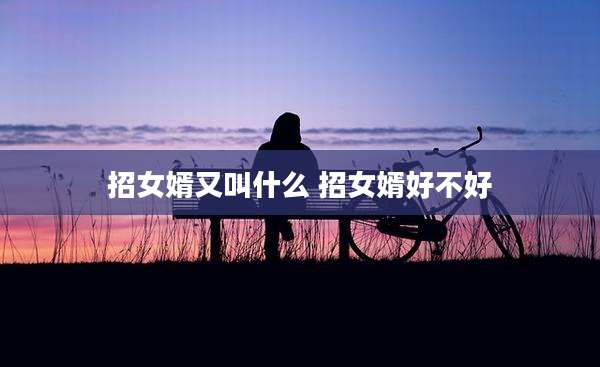 招女婿又叫什么 招女婿好不好