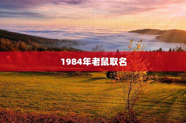 1984年老鼠取名