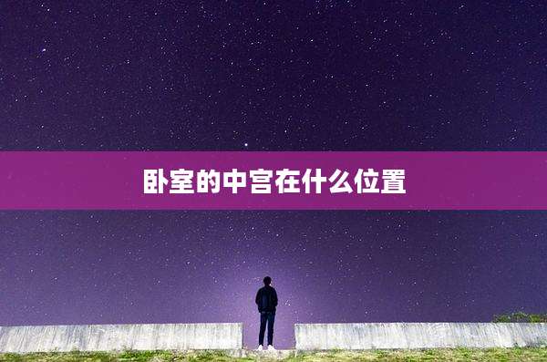 卧室的中宫在什么位置