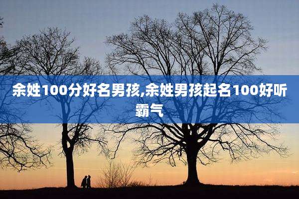 余姓100分好名男孩,余姓男孩起名100好听霸气