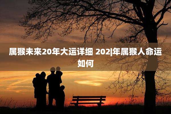 属猴未来20年大运详细 202|年属猴人命运如何