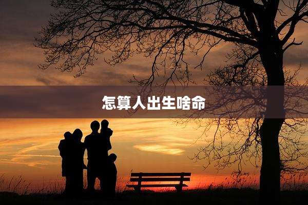 怎算人出生啥命