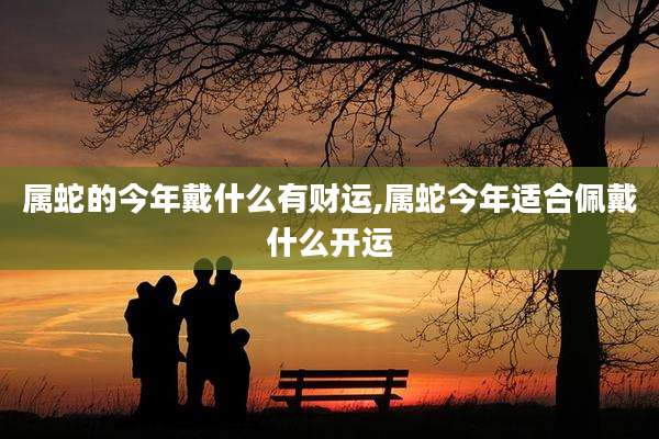属蛇的今年戴什么有财运,属蛇今年适合佩戴什么开运