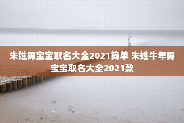朱姓男宝宝取名大全2021简单 朱姓牛年男宝宝取名大全2021款