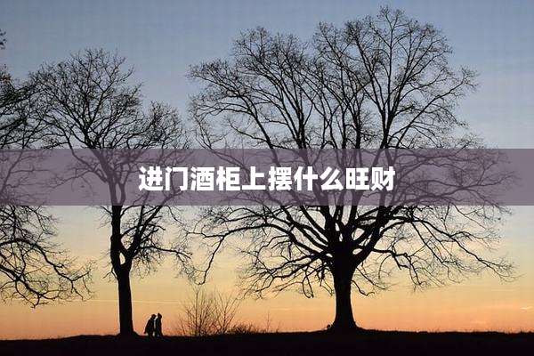 进门酒柜上摆什么旺财