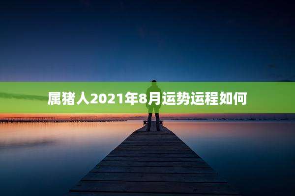 属猪人2021年8月运势运程如何