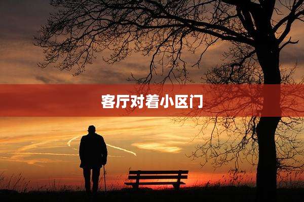 客厅对着小区门