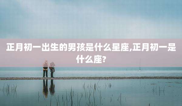 正月初一出生的男孩是什么星座,正月初一是什么座?