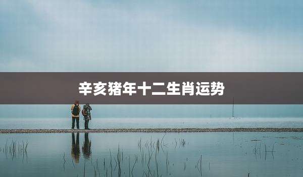 辛亥猪年十二生肖运势