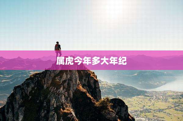 属虎今年多大年纪