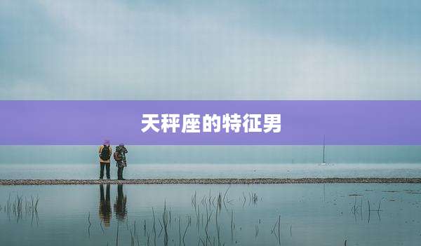 天秤座的特征男