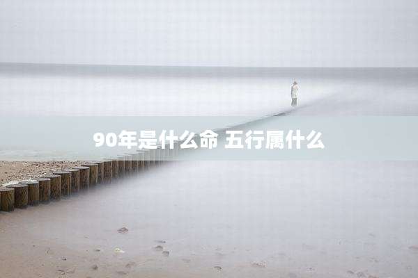 90年是什么命 五行属什么