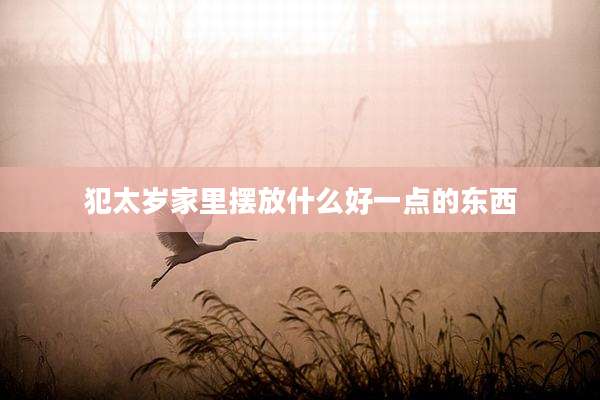 犯太岁家里摆放什么好一点的东西