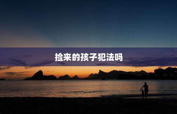 捡来的孩子犯法吗