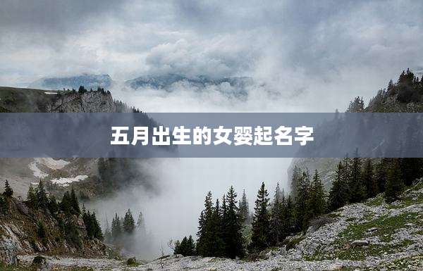 五月出生的女婴起名字