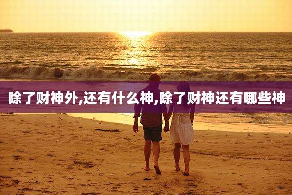 除了财神外,还有什么神,除了财神还有哪些神