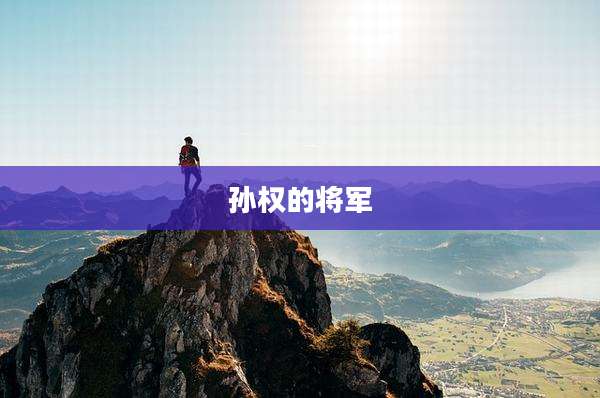 孙权的将军