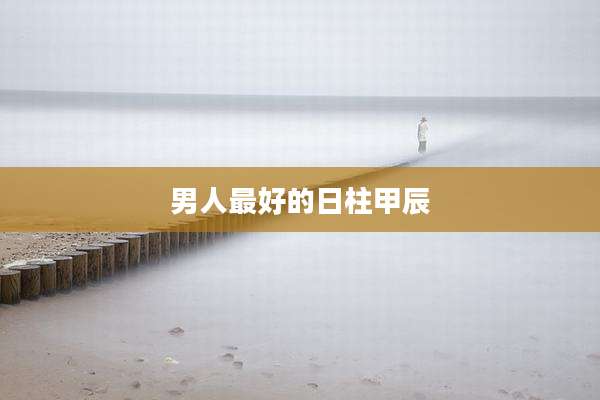 男人最好的日柱甲辰