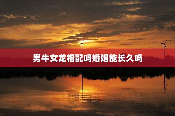 男牛女龙相配吗婚姻能长久吗
