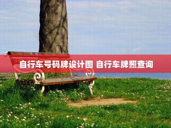 自行车号码牌设计图 自行车牌照查询