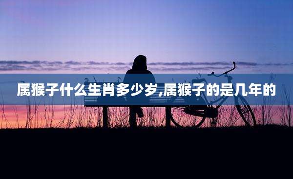 属猴子什么生肖多少岁,属猴子的是几年的