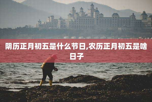 阴历正月初五是什么节日,农历正月初五是啥日子