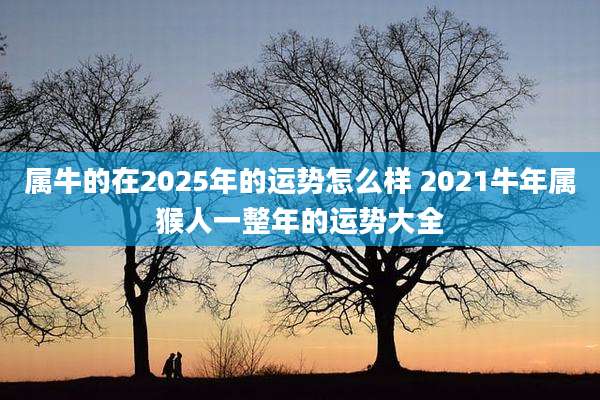 属牛的在2025年的运势怎么样 2021牛年属猴人一整年的运势大全