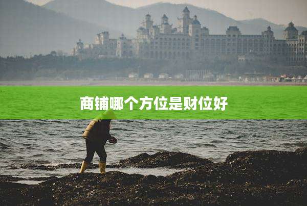 商铺哪个方位是财位好