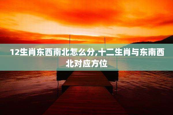 12生肖东西南北怎么分,十二生肖与东南西北对应方位