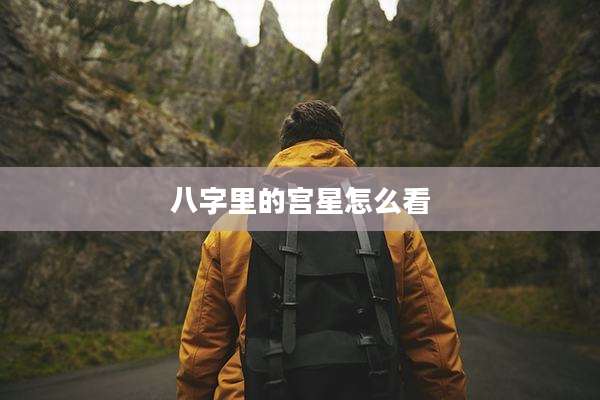 八字里的宫星怎么看