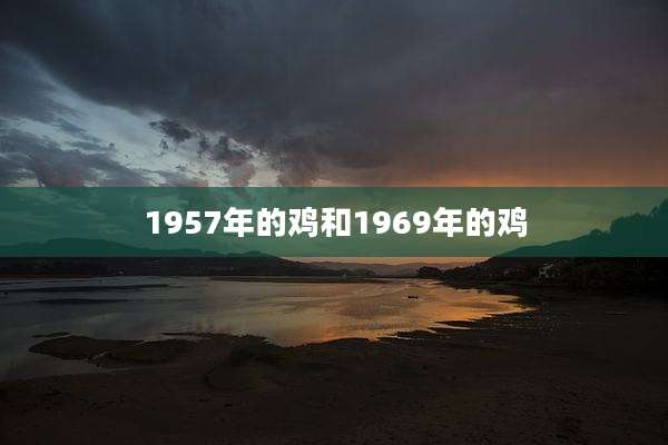 1957年的鸡和1969年的鸡