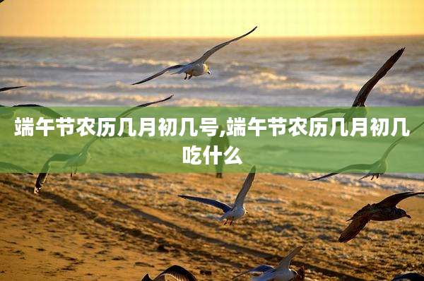 端午节农历几月初几号,端午节农历几月初几吃什么