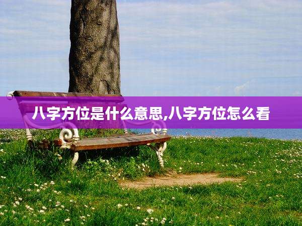 八字方位是什么意思,八字方位怎么看