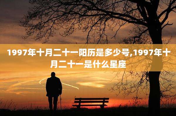 1997年十月二十一阳历是多少号,1997年十月二十一是什么星座