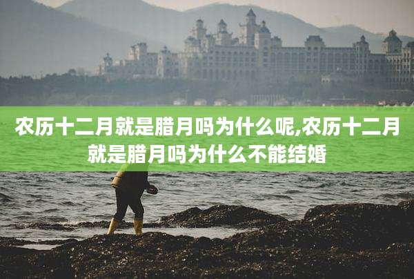 农历十二月就是腊月吗为什么呢,农历十二月就是腊月吗为什么不能结婚